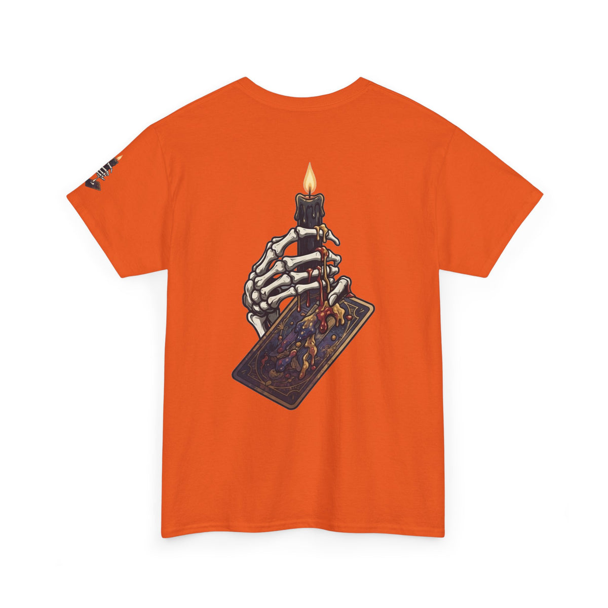 Skeletal Hand And Tarot Card Premium Graphic Tee