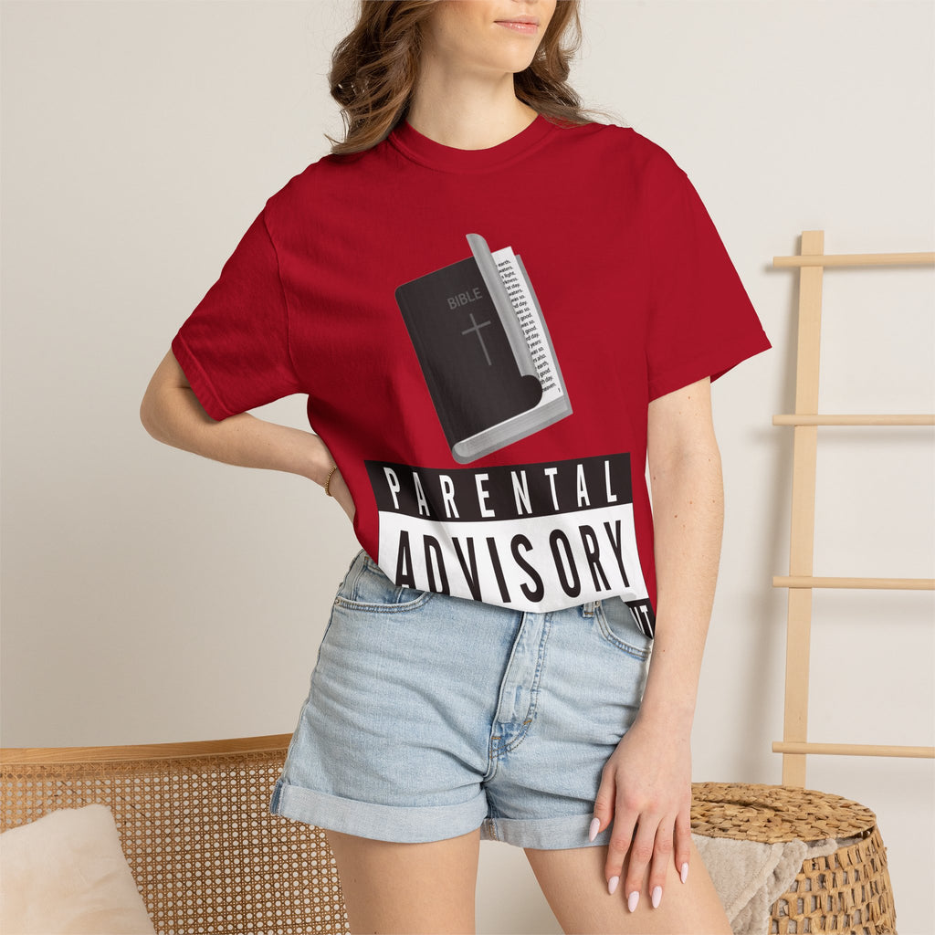 "Rated R for Religious" Unisex Garment-Dyed T-shirt