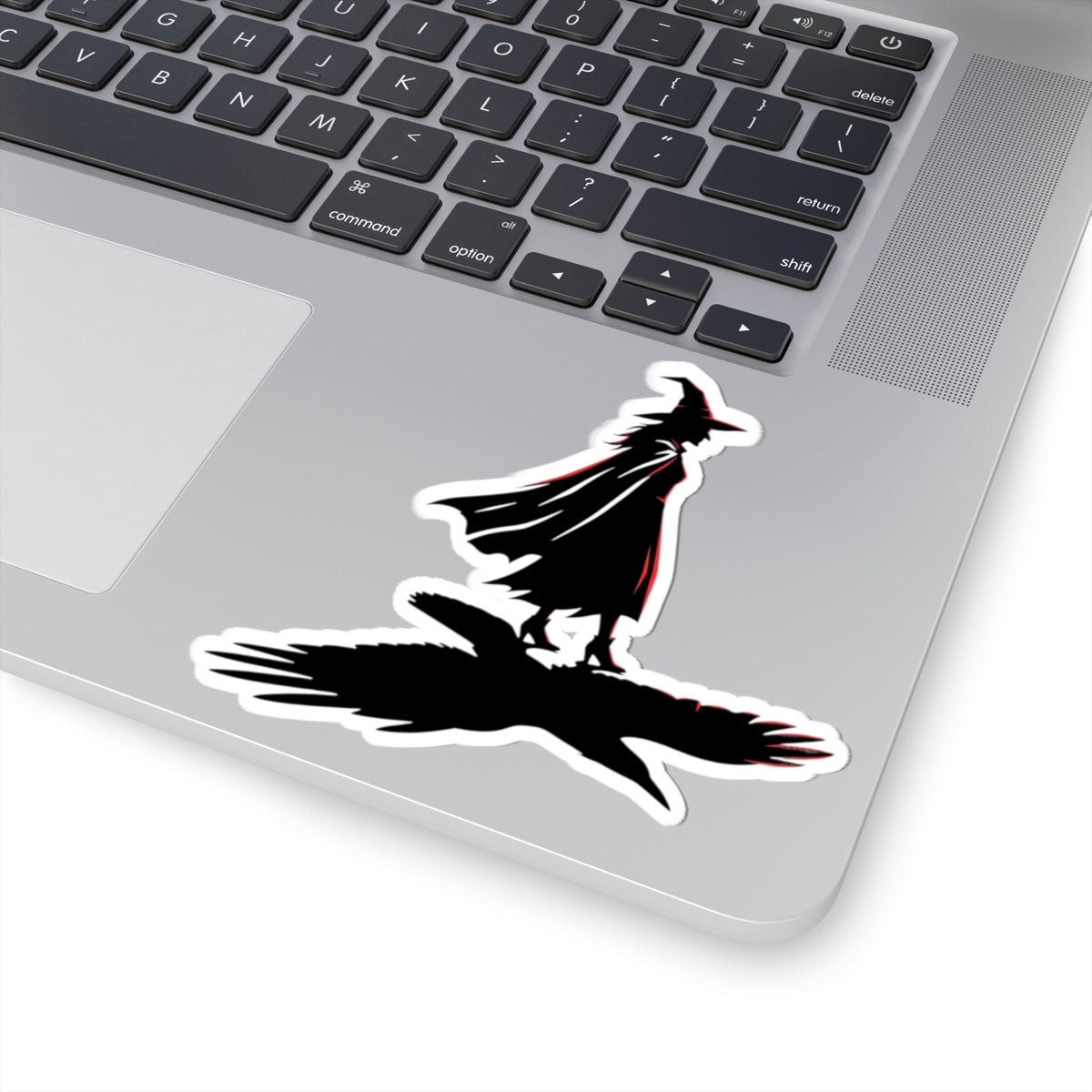 "Witch With Raven Shadow" Sticker — Main