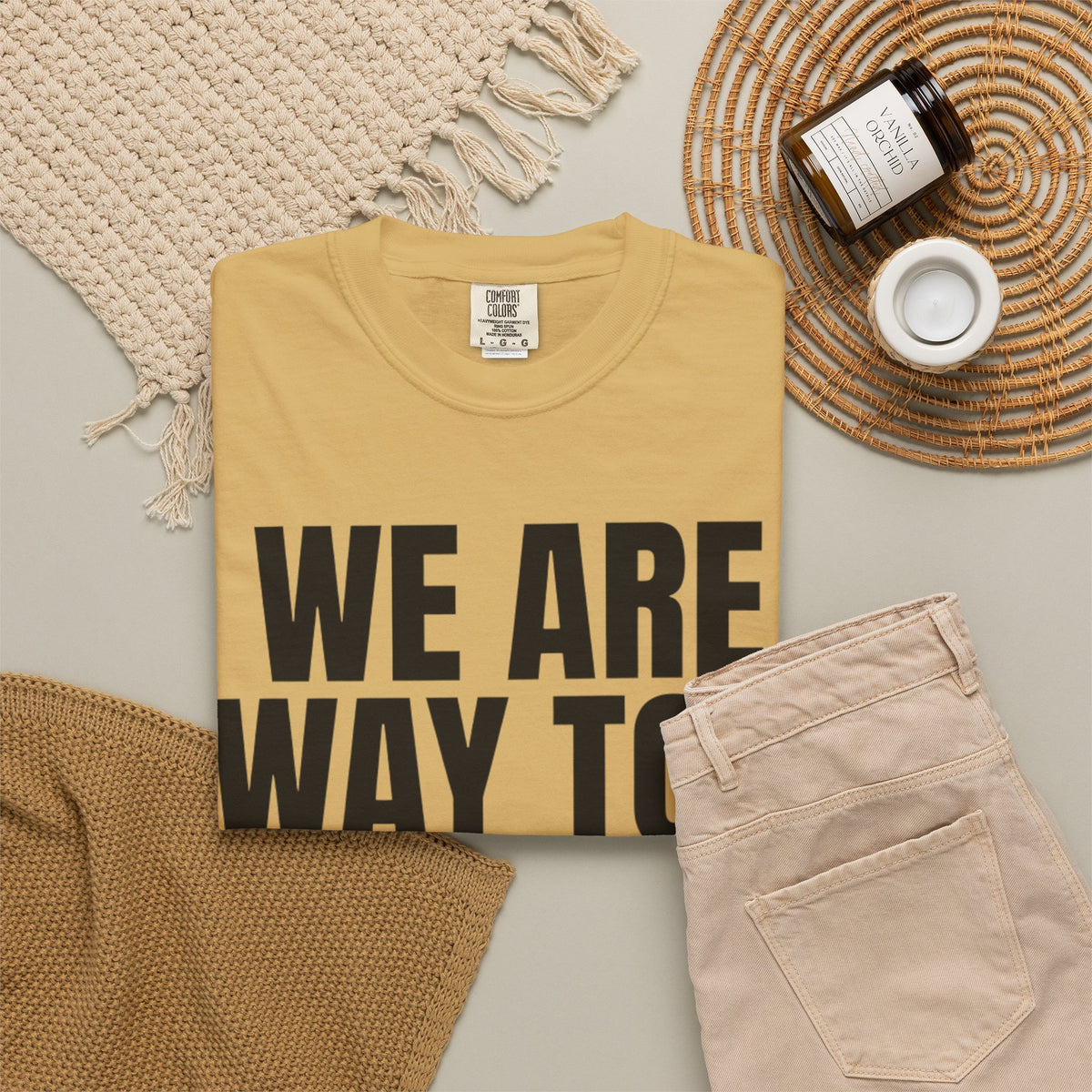 We Are Way Too Old For This Unisex Garment-Dyed Tee