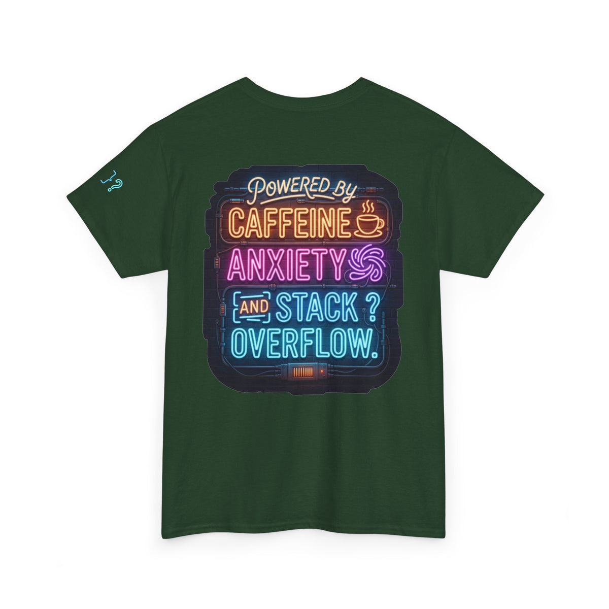 "Caffeine Anxiety And Stack Overflow" Premium Graphic Tee