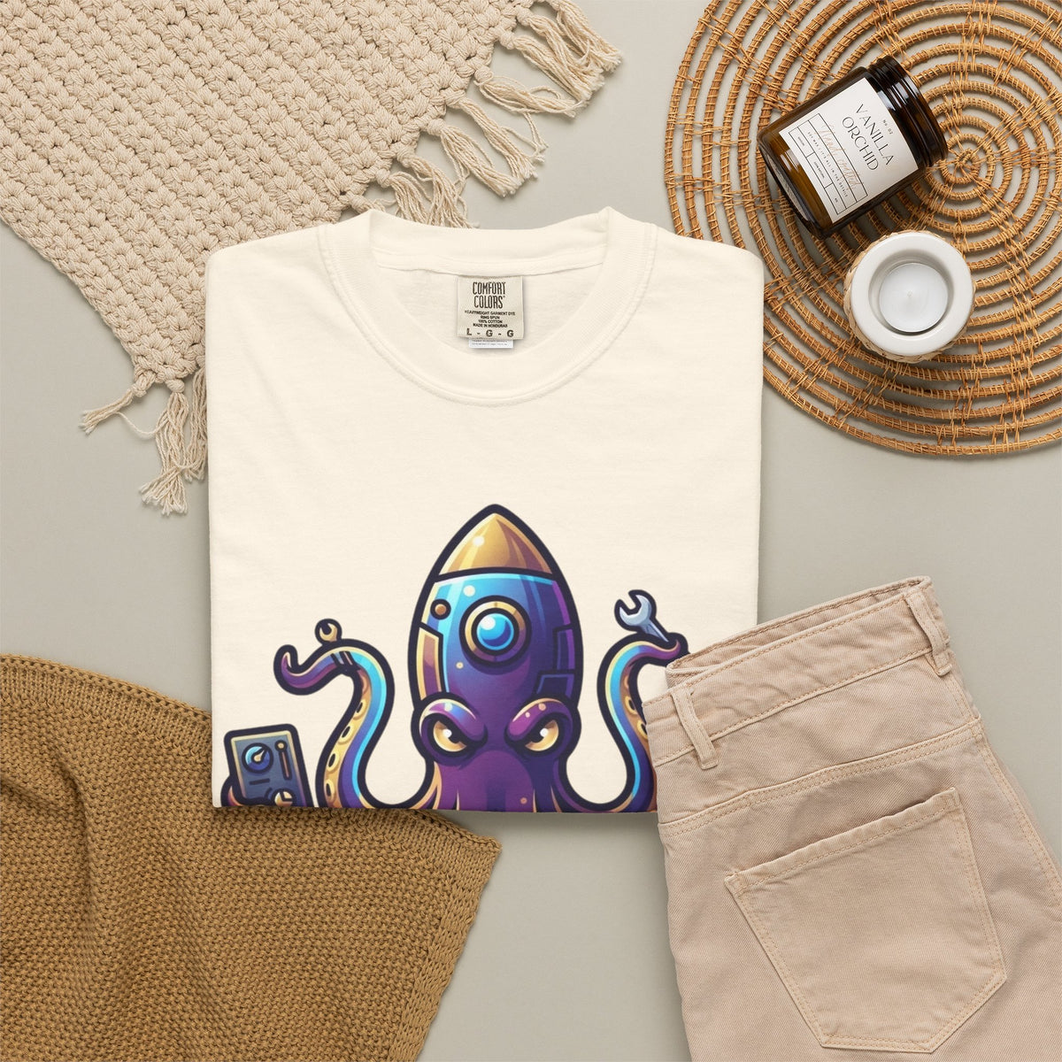"Octo Credible" Unisex Garment-Dyed Tee