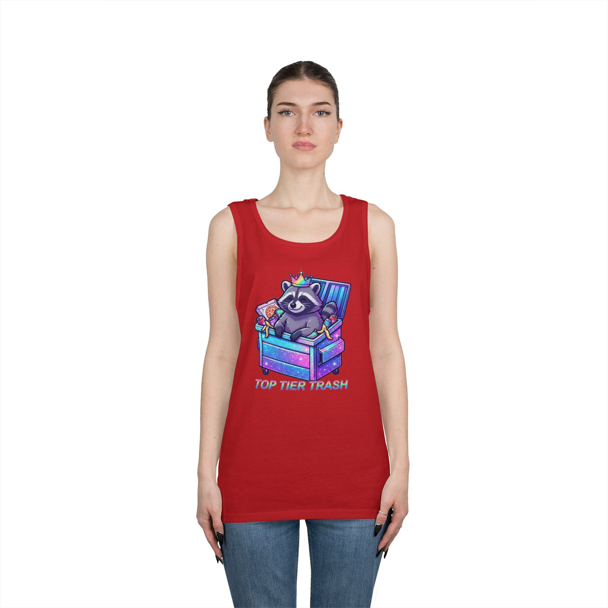 Color: Red | Top Tier Trash Tank Top