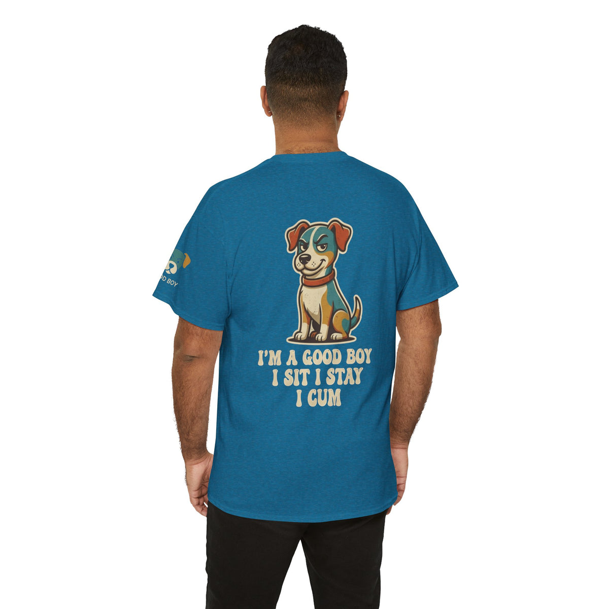 Color: Antique Sapphire | I'm A Good Boy Premium Graphic Tee