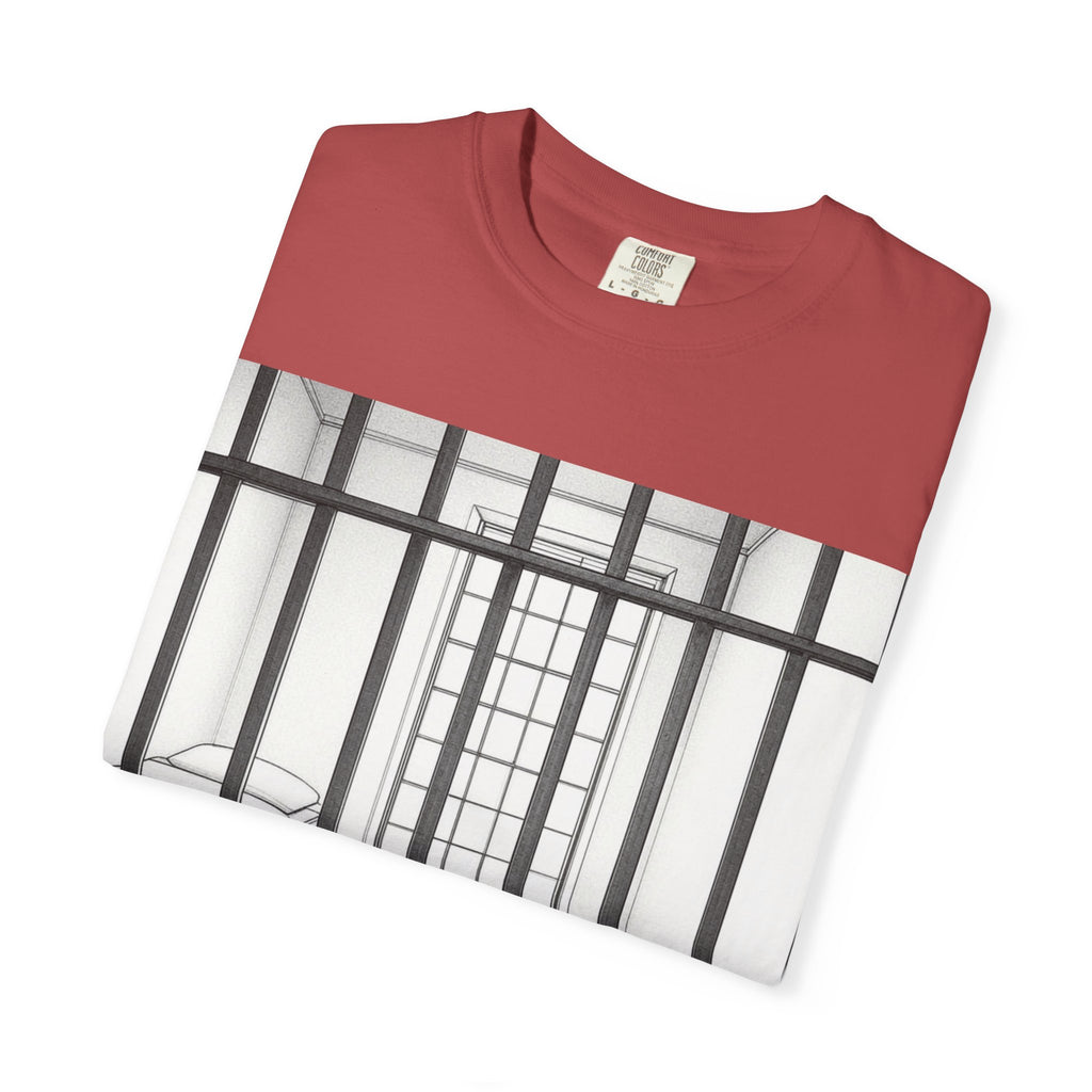 "86-47 Jail Cell" Unisex Garment-Dyed T-shirt
