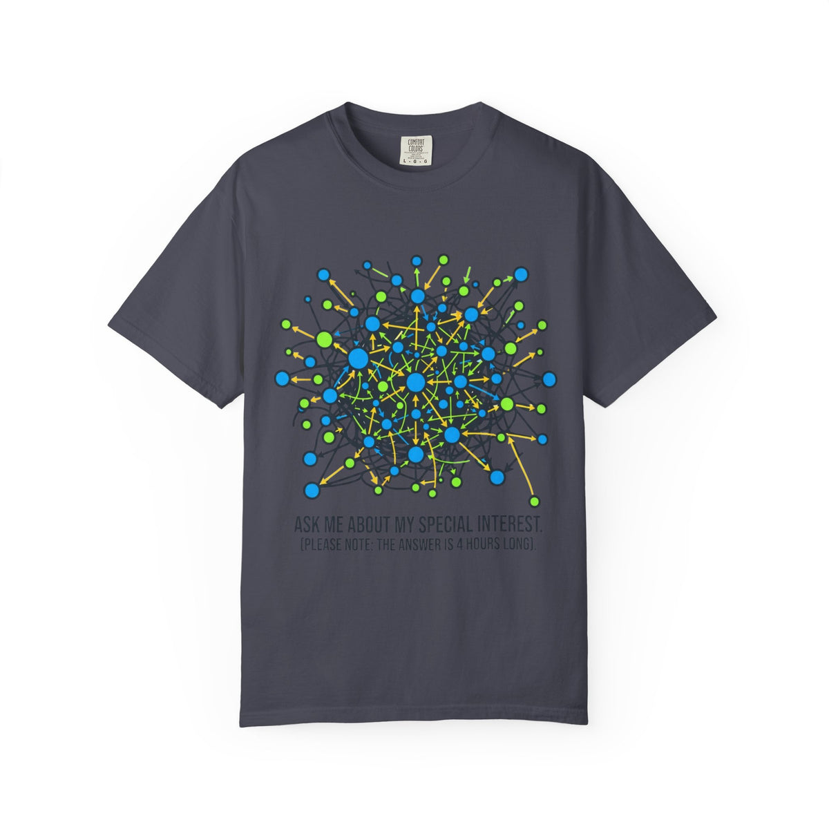 Color: Navy | Special Interest Unisex Garment-Dyed Tee