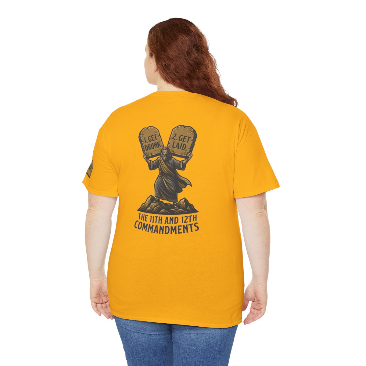 Color: Gold | 11th and 12th Commandment Premium Graphic Tee