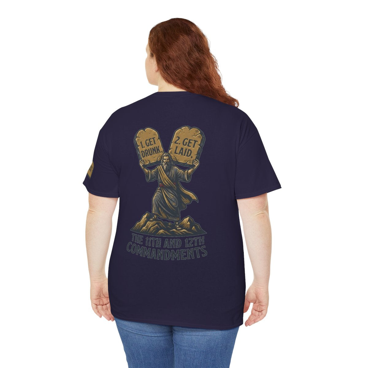 Color: Blackberry | 11th and 12th Commandment Premium Graphic Tee