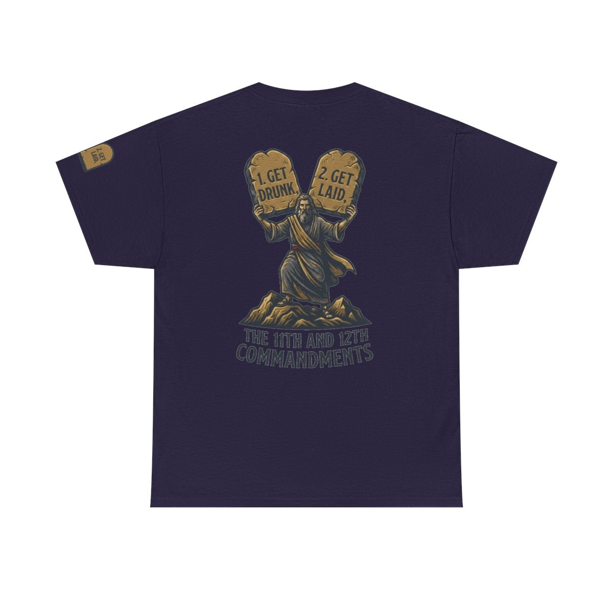 Color: Blackberry | 11th and 12th Commandment Premium Graphic Tee