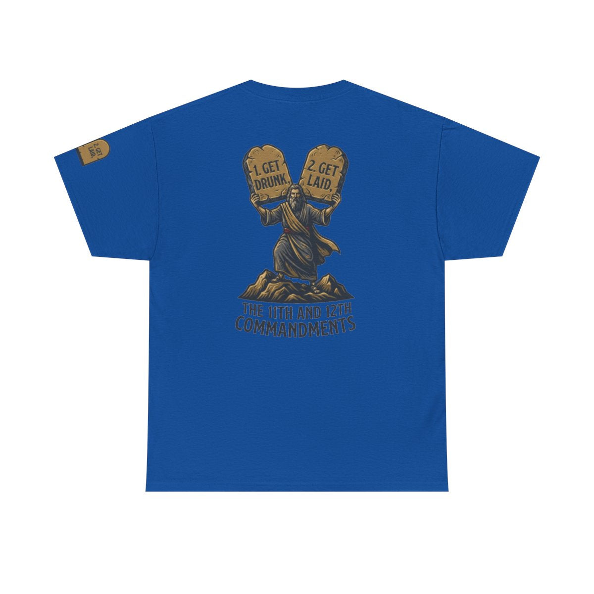 Color: Royal | 11th and 12th Commandment Premium Graphic Tee