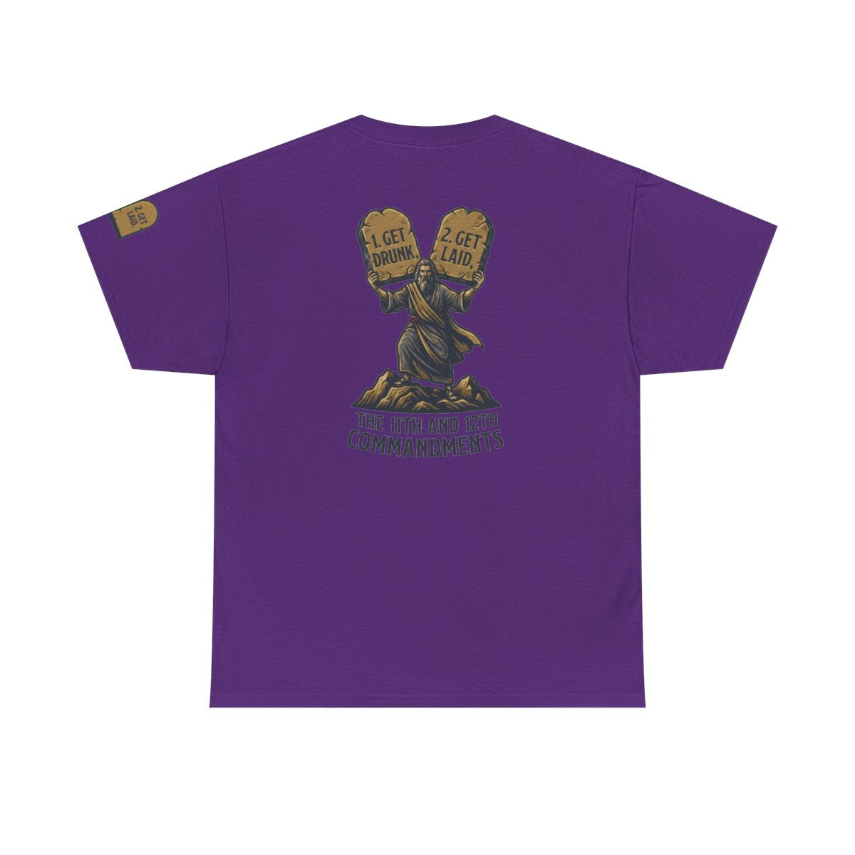 Color: Purple | 11th and 12th Commandment Premium Graphic Tee