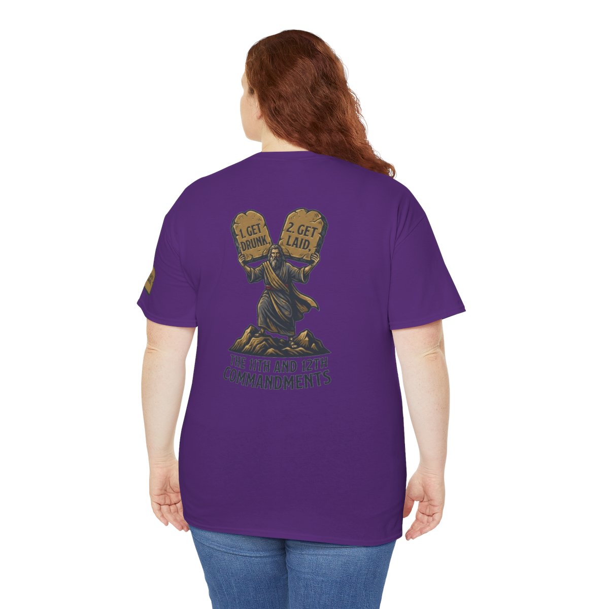 Color: Purple | 11th and 12th Commandment Premium Graphic Tee