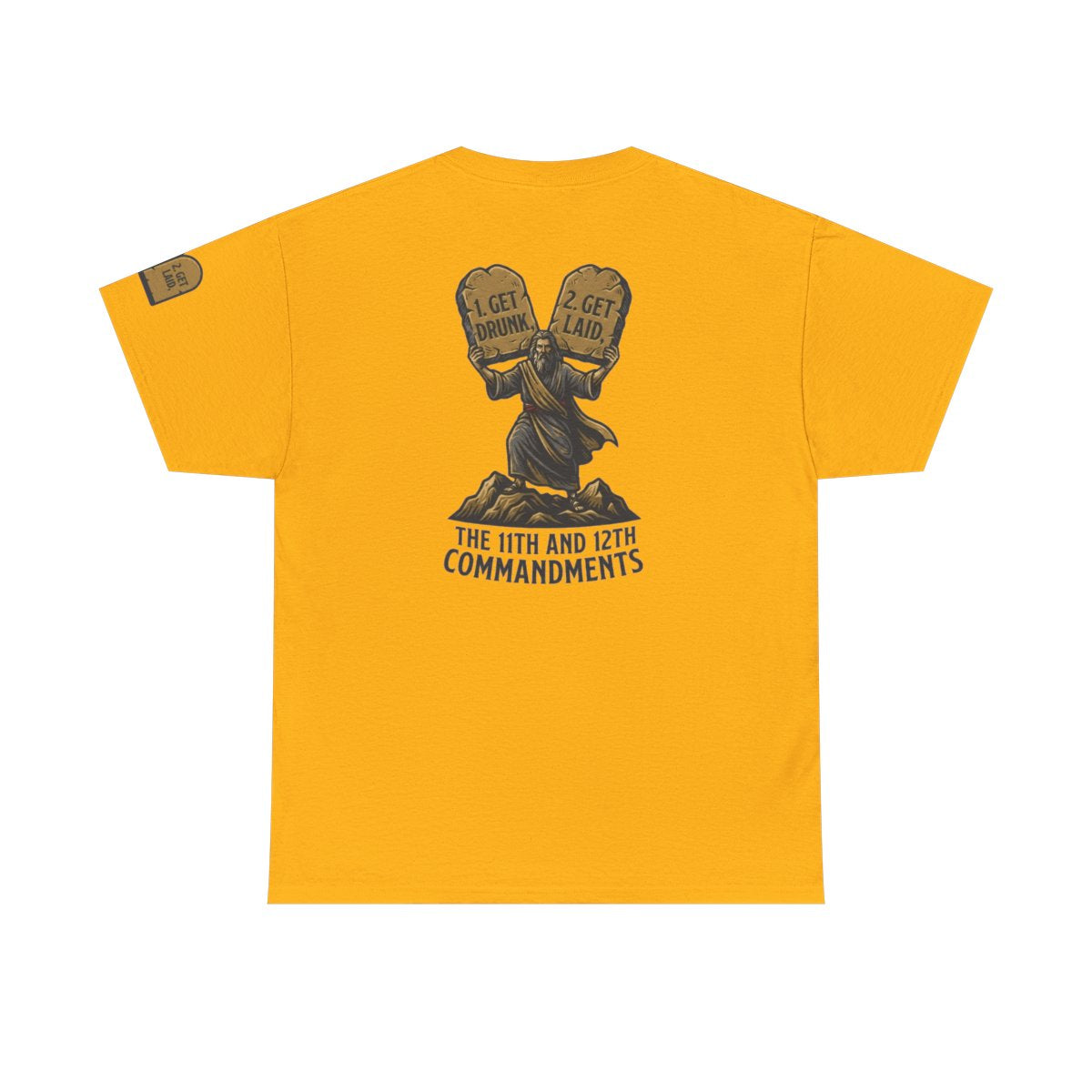 Color: Gold | 11th and 12th Commandment Premium Graphic Tee