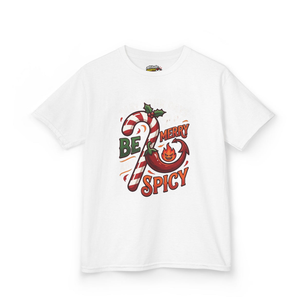 "May Your Days Be Merry and Spicy" Kids Tee