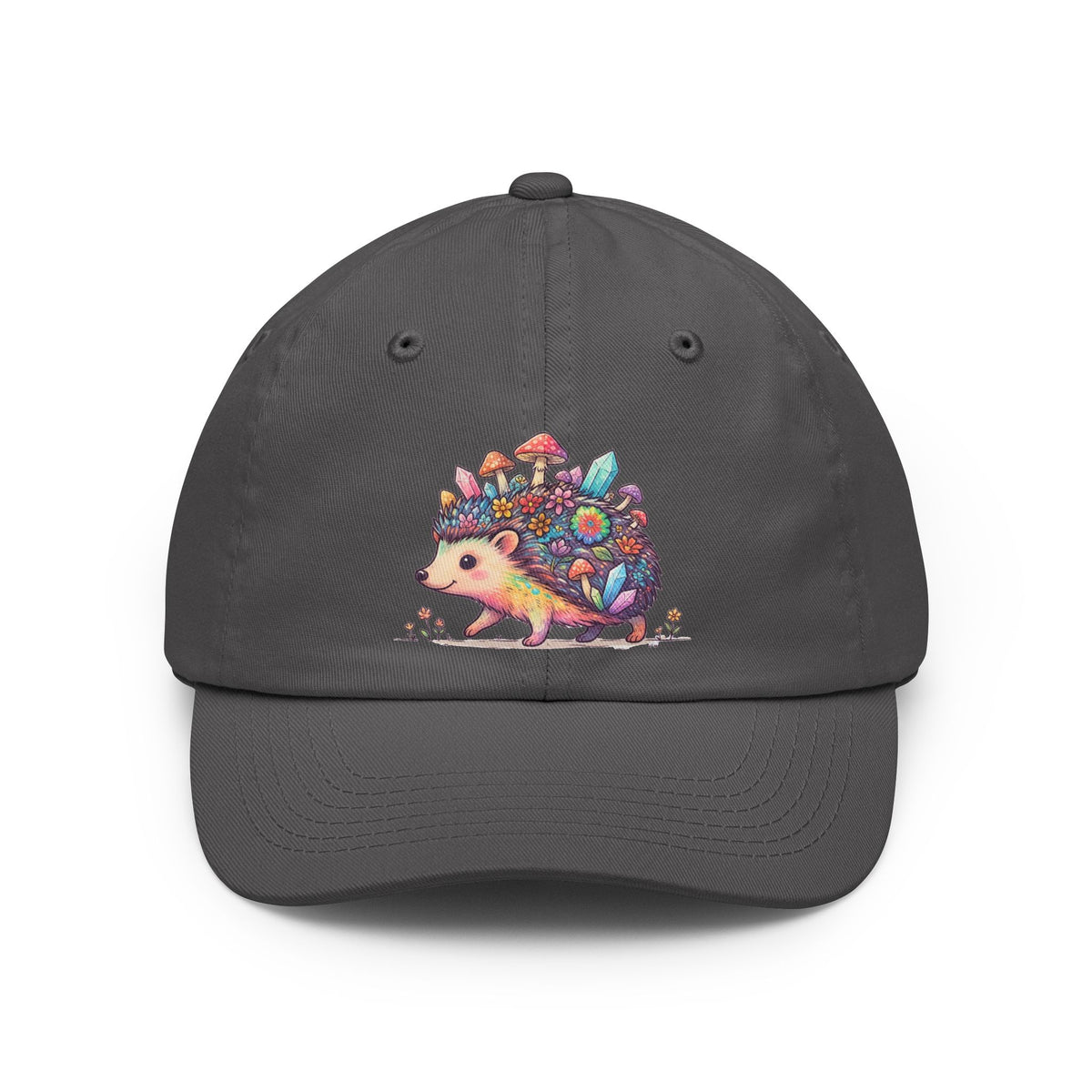Color: Charcoal | Hippy Hedgehog Dad Hat
