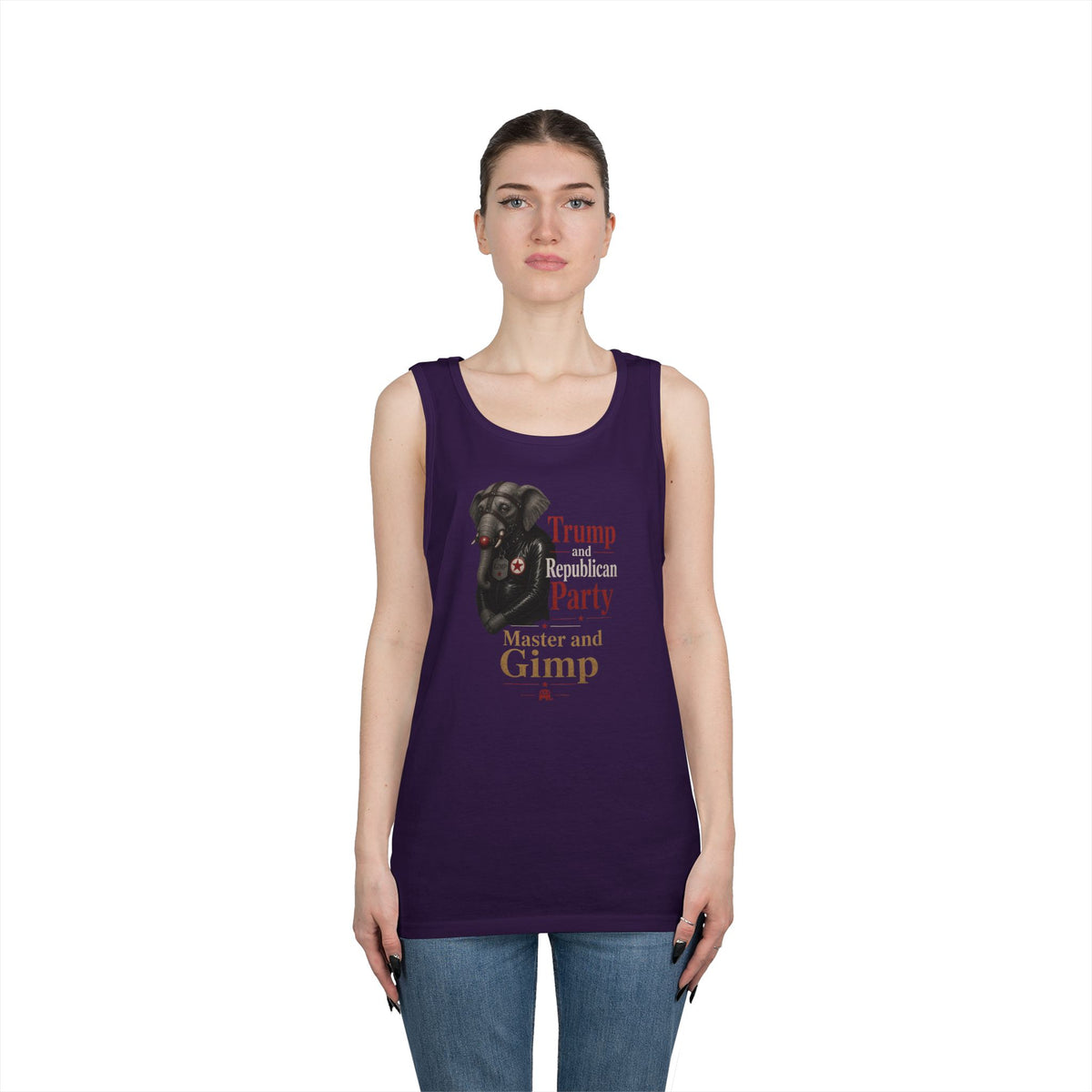 Color: Purple | Master and Gimp Tank Top