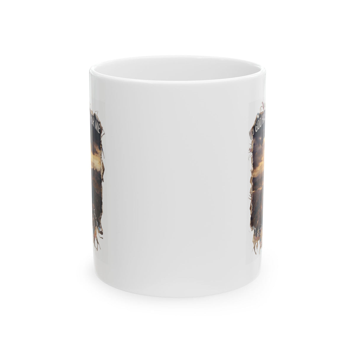 "God Has A Plan For Me" White Ceramic Mug