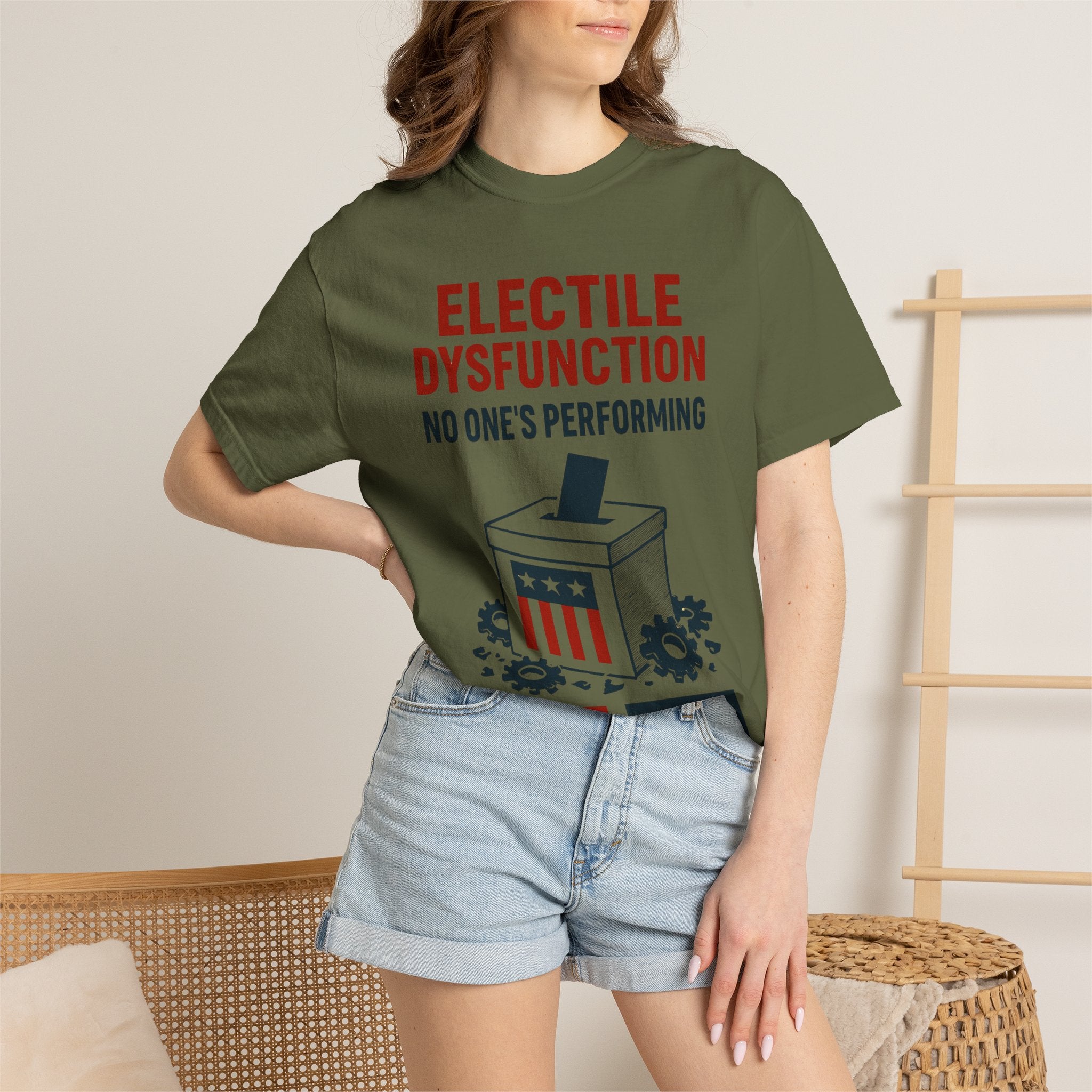 "Electile Dysfunction" Unisex Garment-Dyed T-shirt