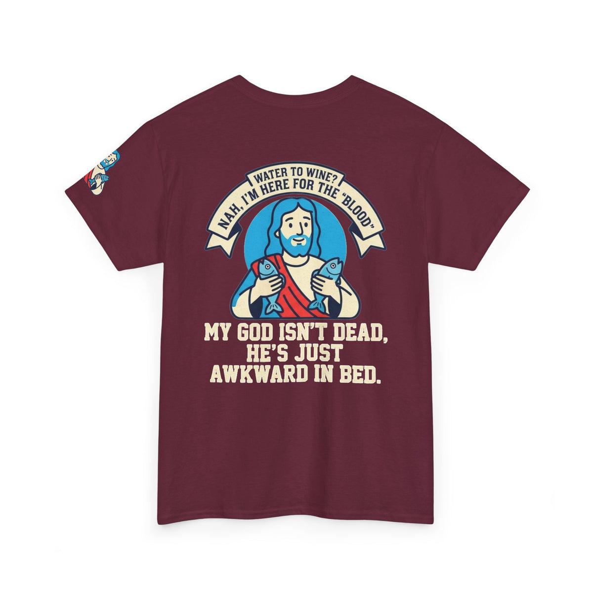 "Good Book Series Not Dead Awkward In Bed" Premium Graphic Tee