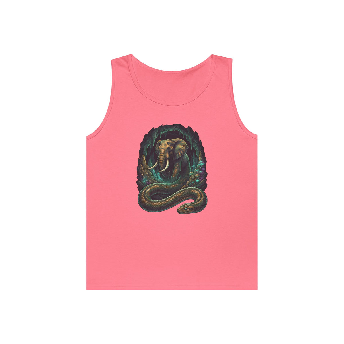 Color: Safety Pink | Grootslang (South African Mythology) Tank Top