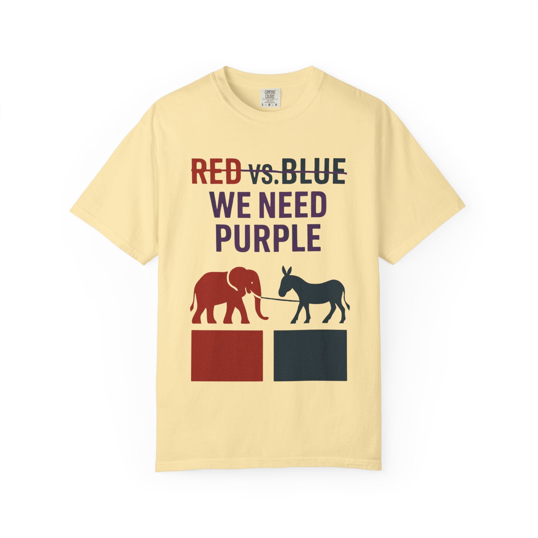 "he Lesser Evil Election" Unisex Garment-Dyed T-shirt