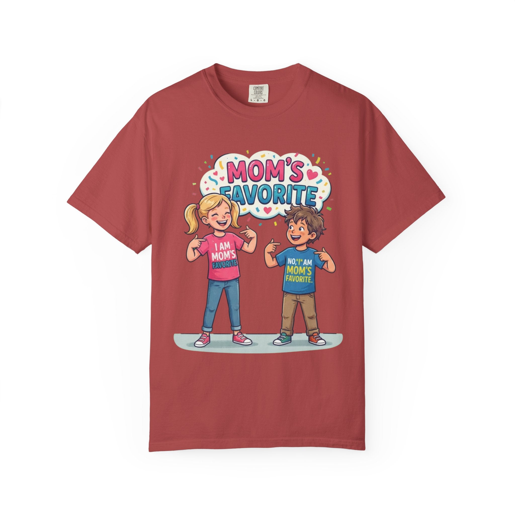 "Mom's Favorite" Unisex Garment-Dyed Tee