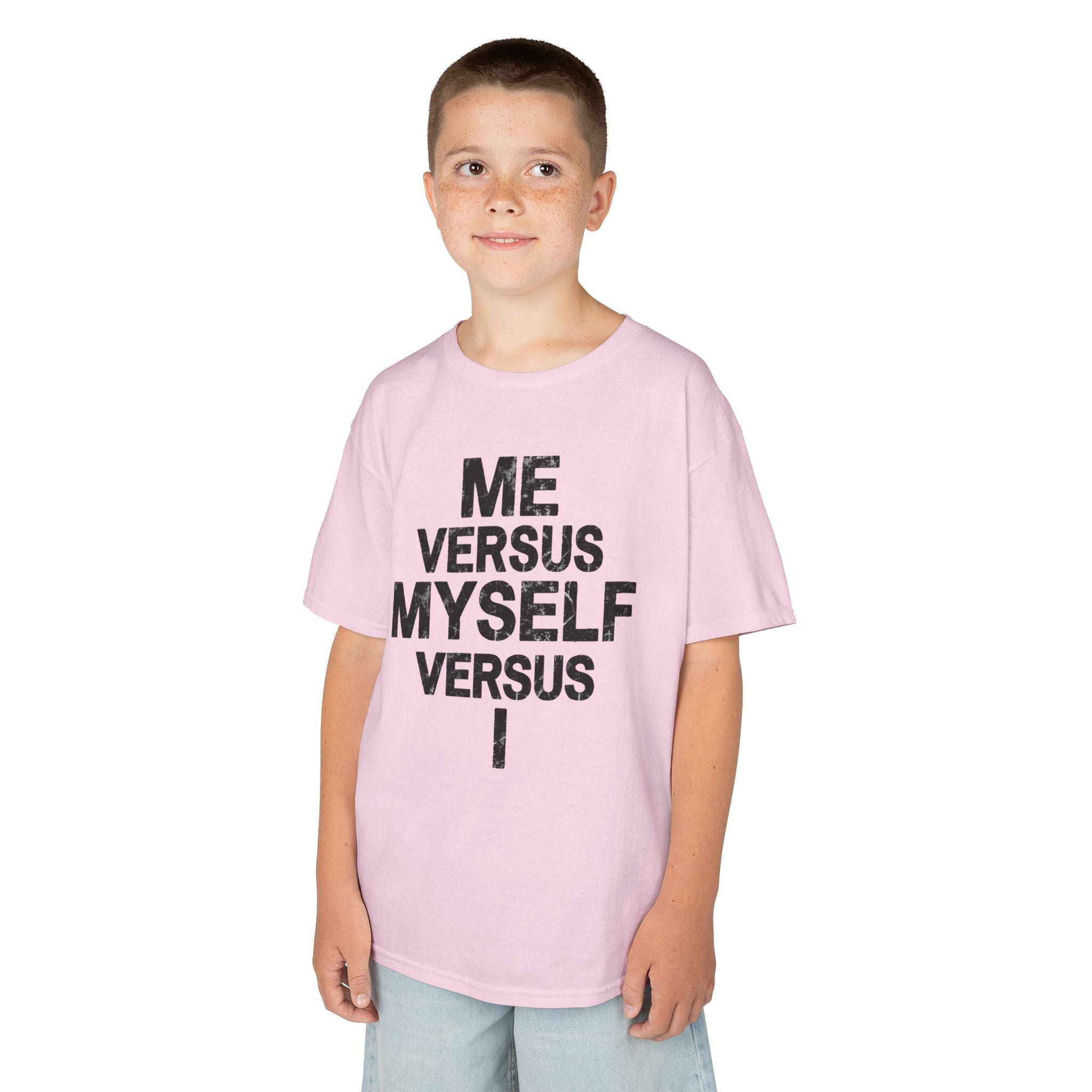 "Me vs Myself vs I" Kids Tee