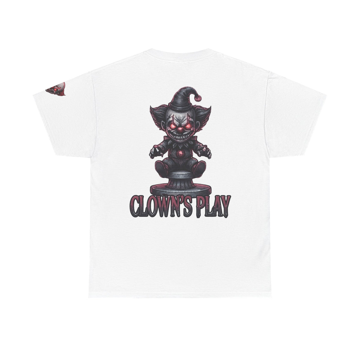 Color: White | Clown Play Premium Graphic Tee