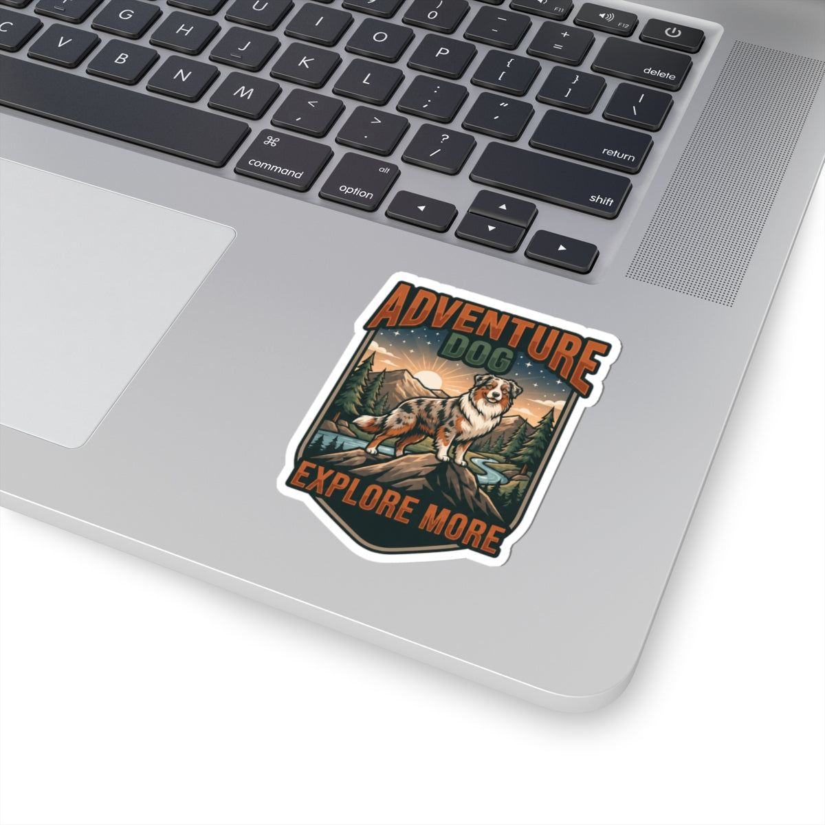 "Adventure Dog" Sticker — Main