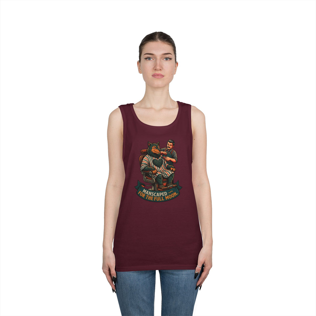 "Manscaped for the Full Moon" Tank Top