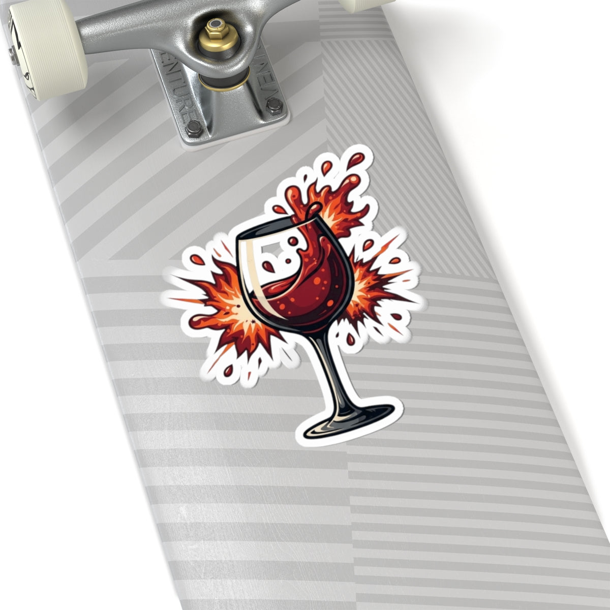 "Silent Night - Violent Wine Night" Sticker