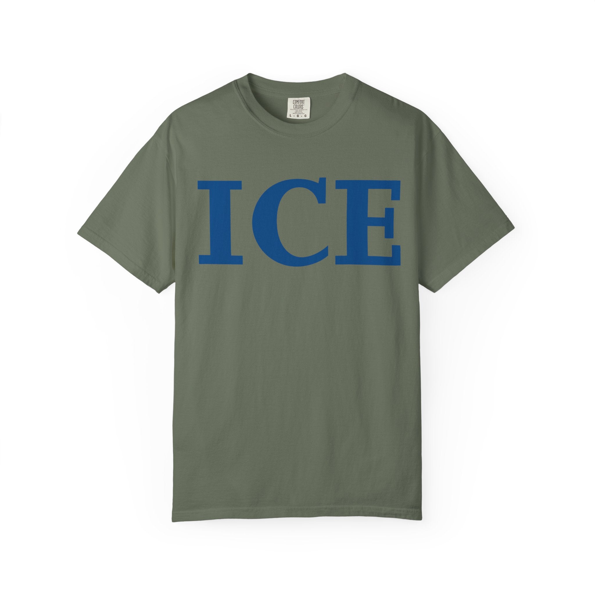 "ICE LOGO" Unisex Garment-Dyed T-shirt