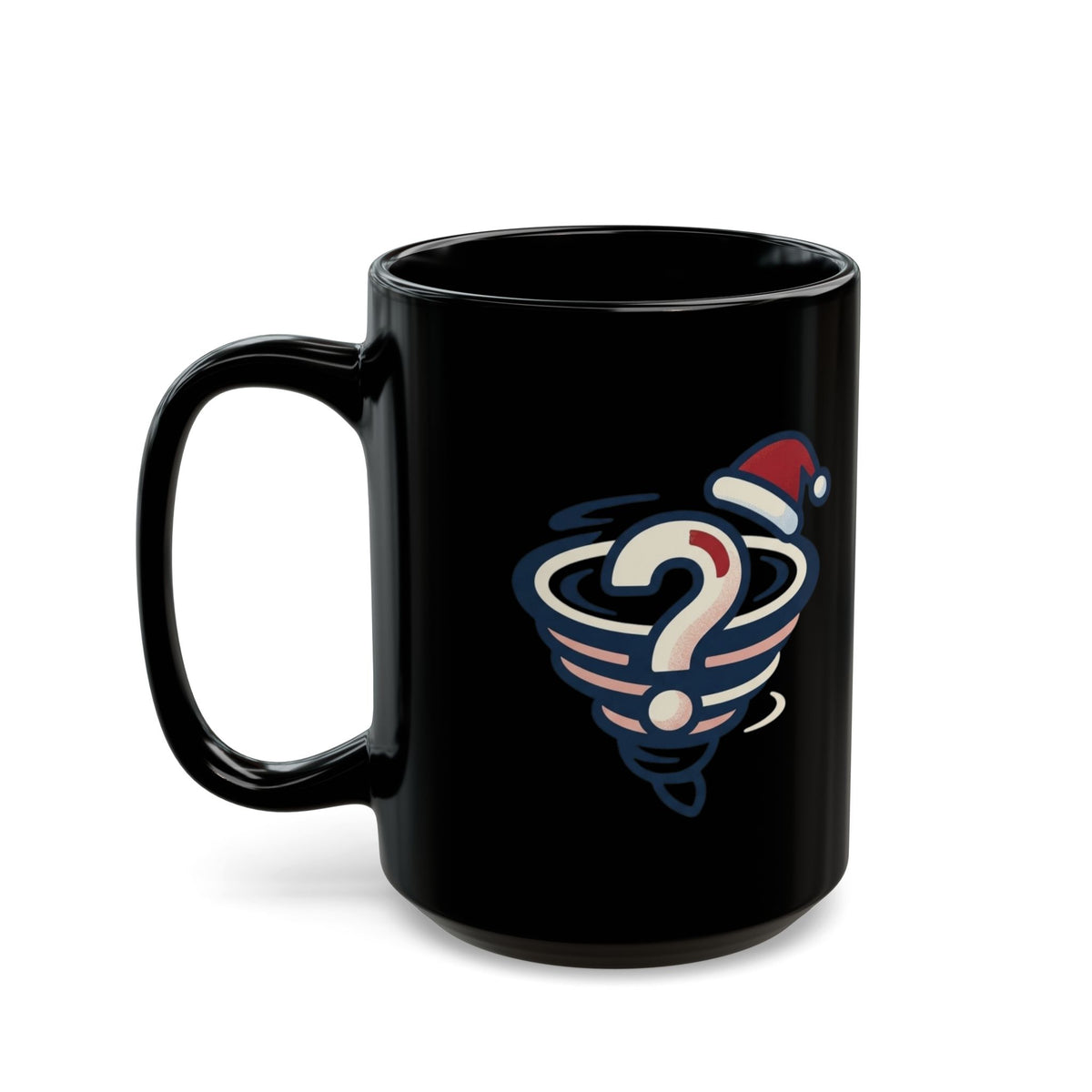 "Mystery On 34th Street" Black Ceramic Mug — Graphic