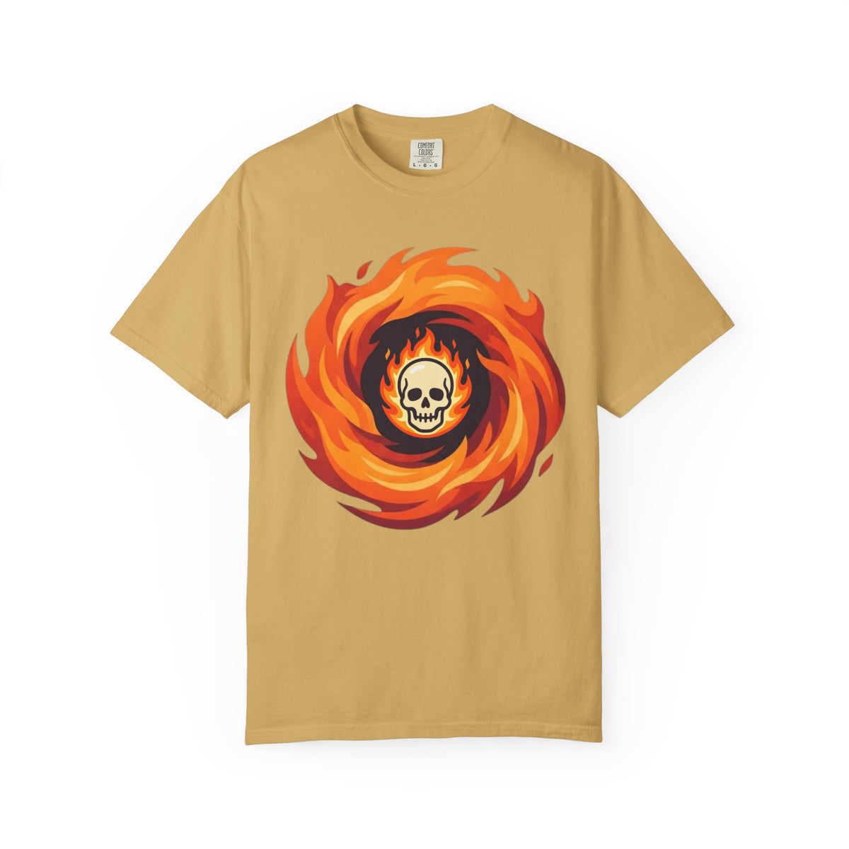 Color: Mustard | Hellfire Unisex Garment-Dyed Tee