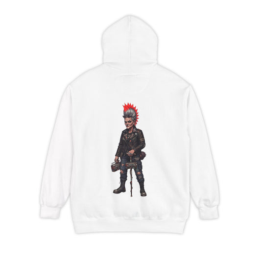 Color: White | Roxie Garment-Dyed Hoodie
