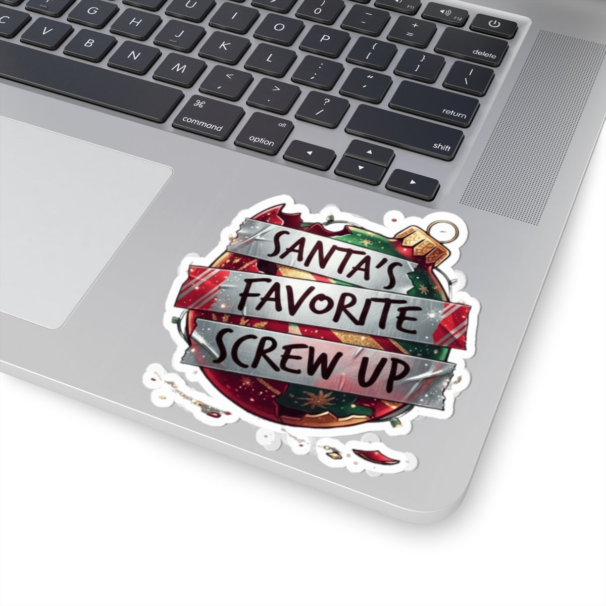 "Santa's Favorite Screw Up" Sticker