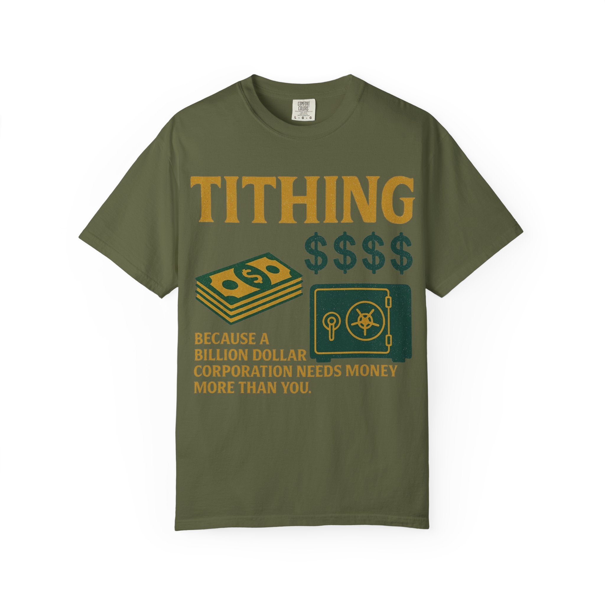 "Corporate Charity" Unisex Garment-Dyed T-shirt