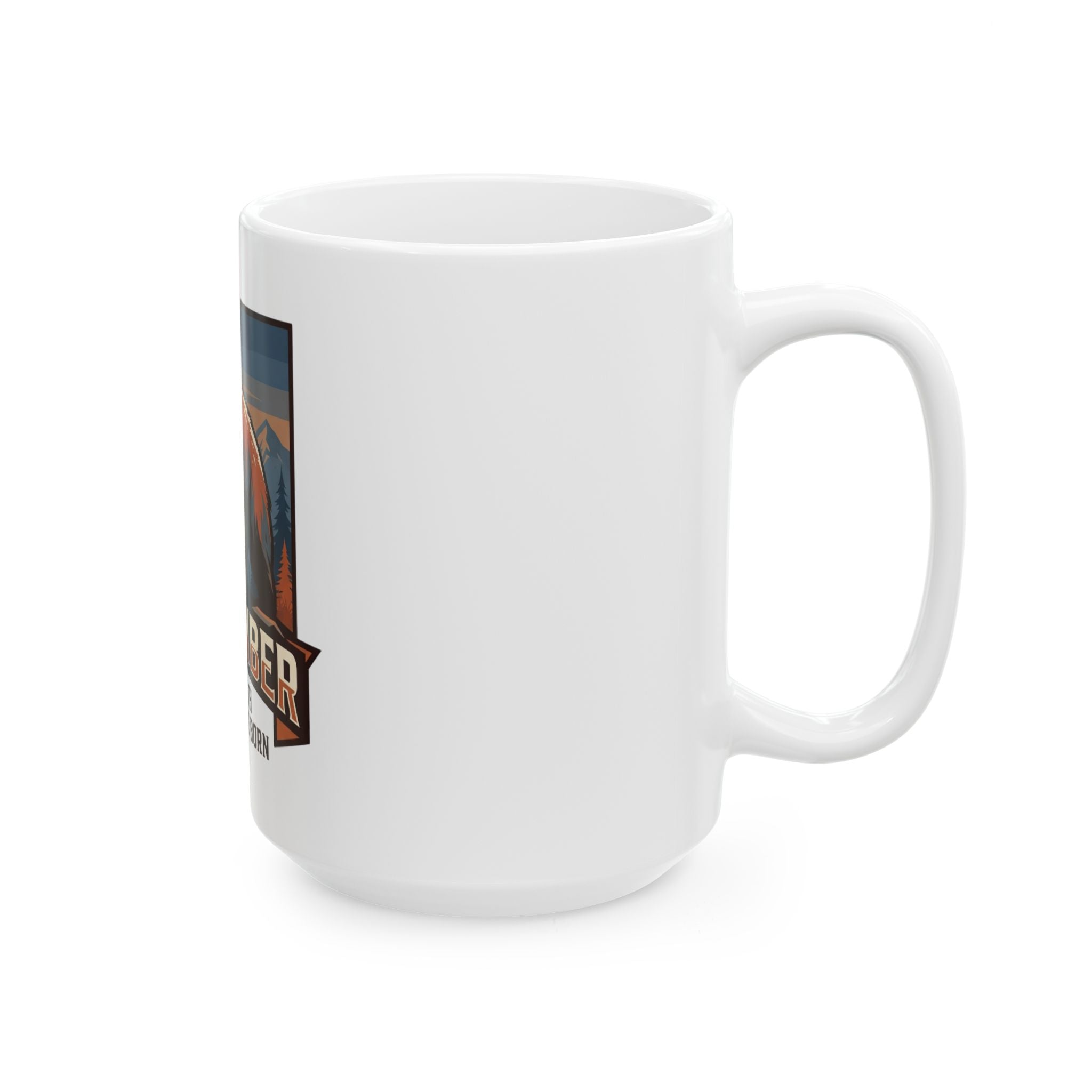 "September Legend" White Ceramic Mug