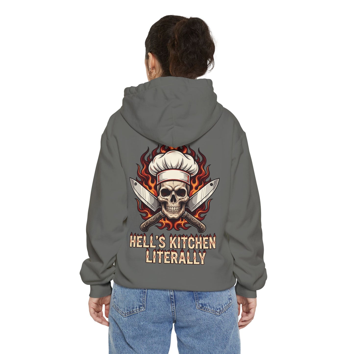 "Hell's Kitchen Literally" Garment-Dyed Hoodie