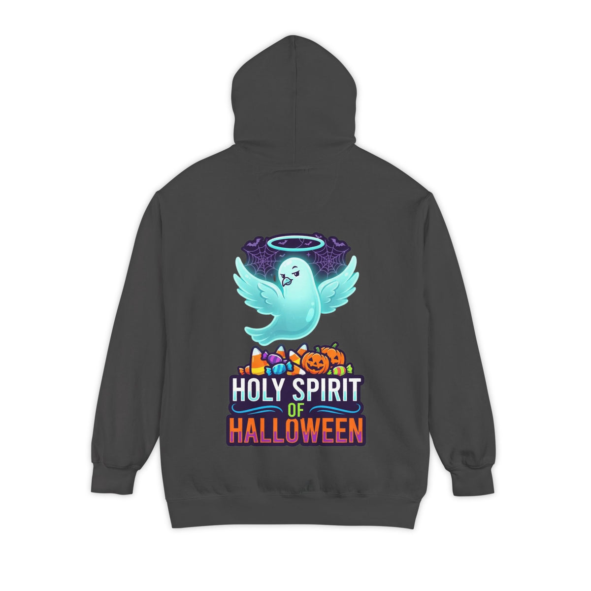 Color: Pepper | Holy Spirit of Halloween Garment-Dyed Hoodie