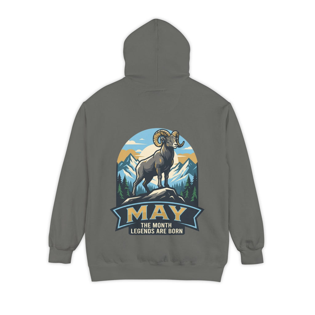 "May Legend" Garment-Dyed Hoodie