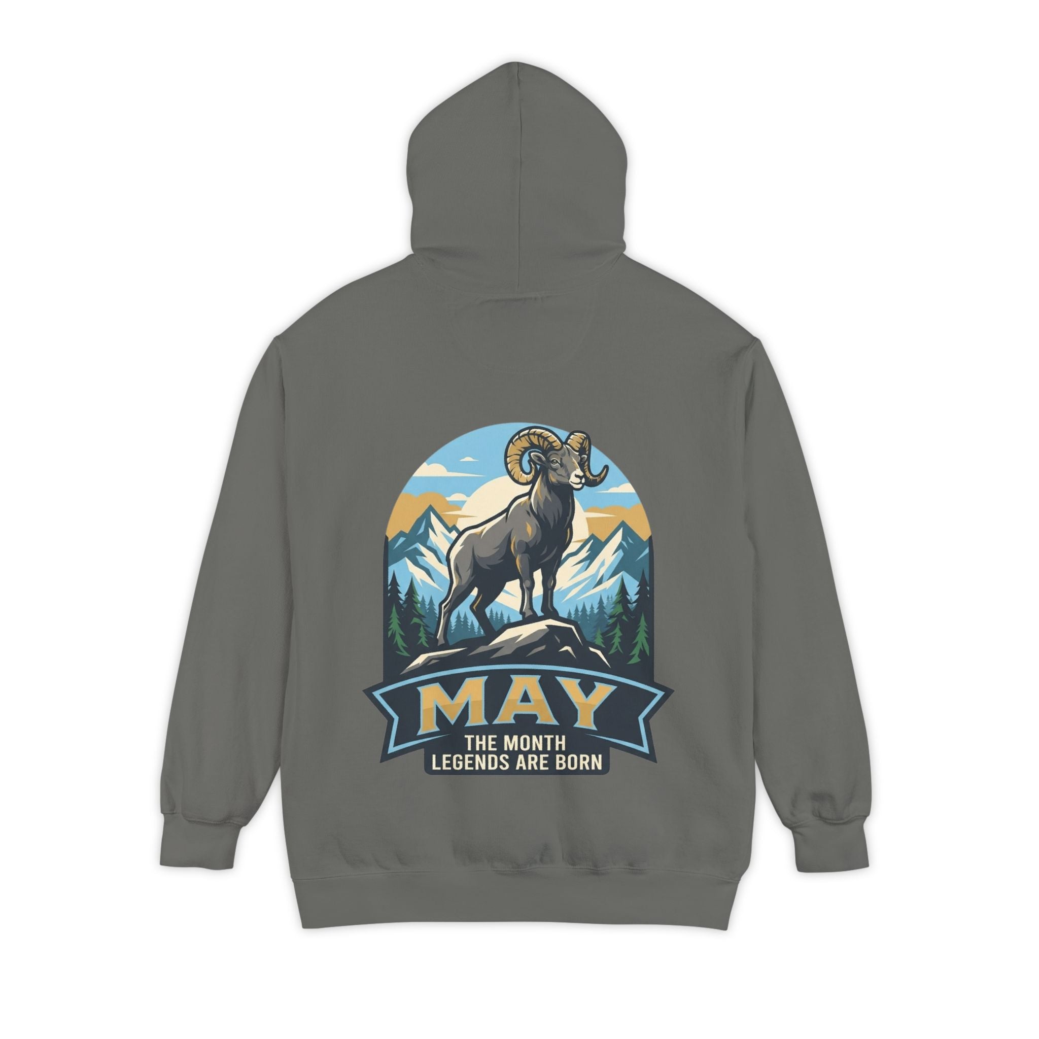 "May Legend" Garment-Dyed Hoodie