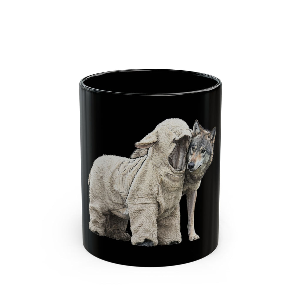 "Civilization Tolerated Religion" Black Ceramic Mug