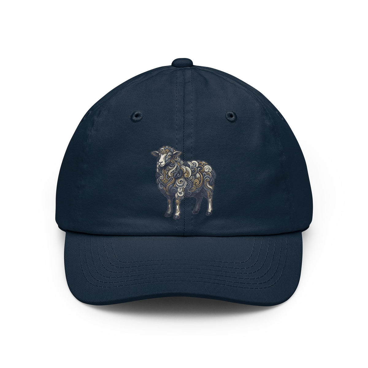 Color: Navy | Barnyard Sheep Dad Hat
