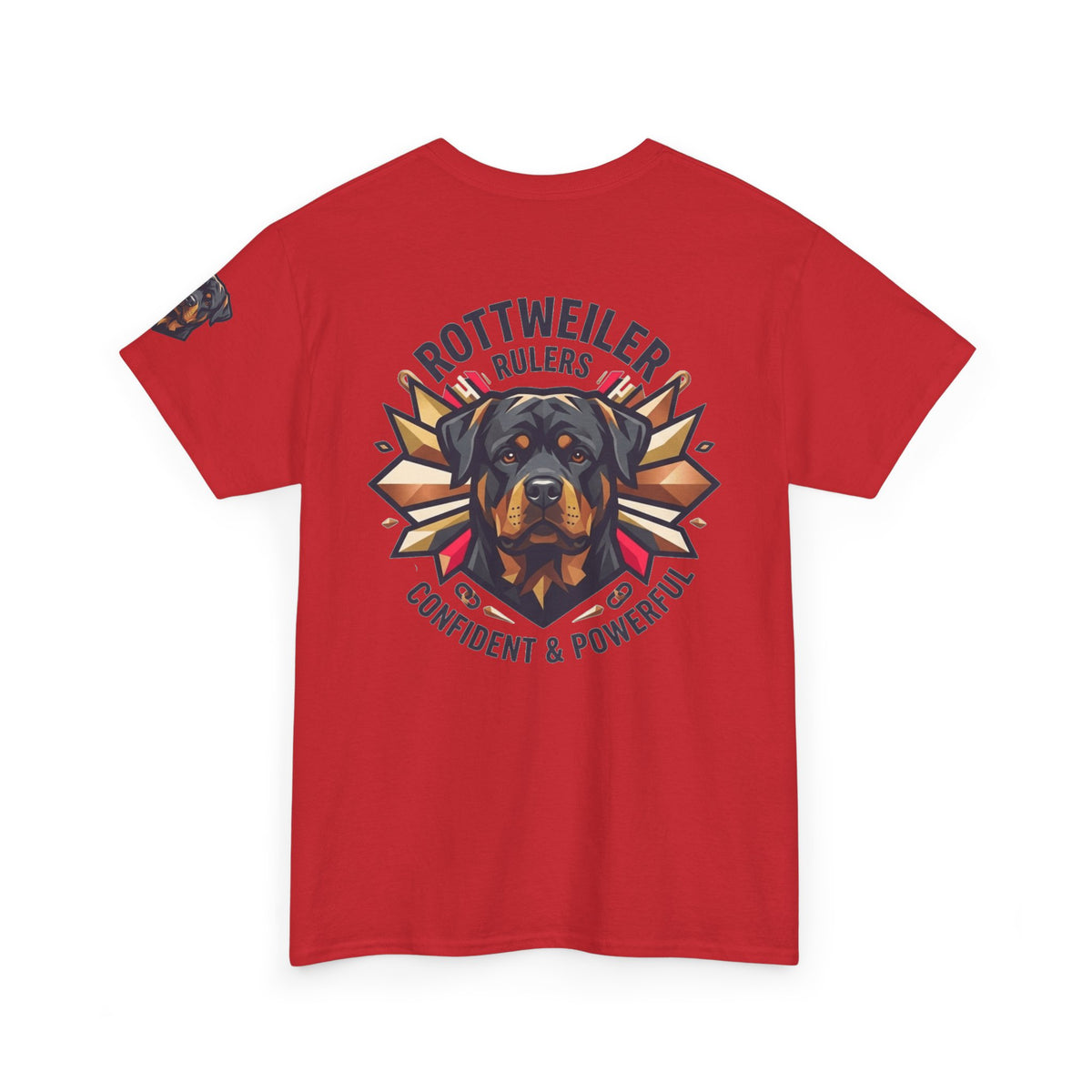 "Rottweiler Rulers Confident Powerful" Premium Graphic Tee
