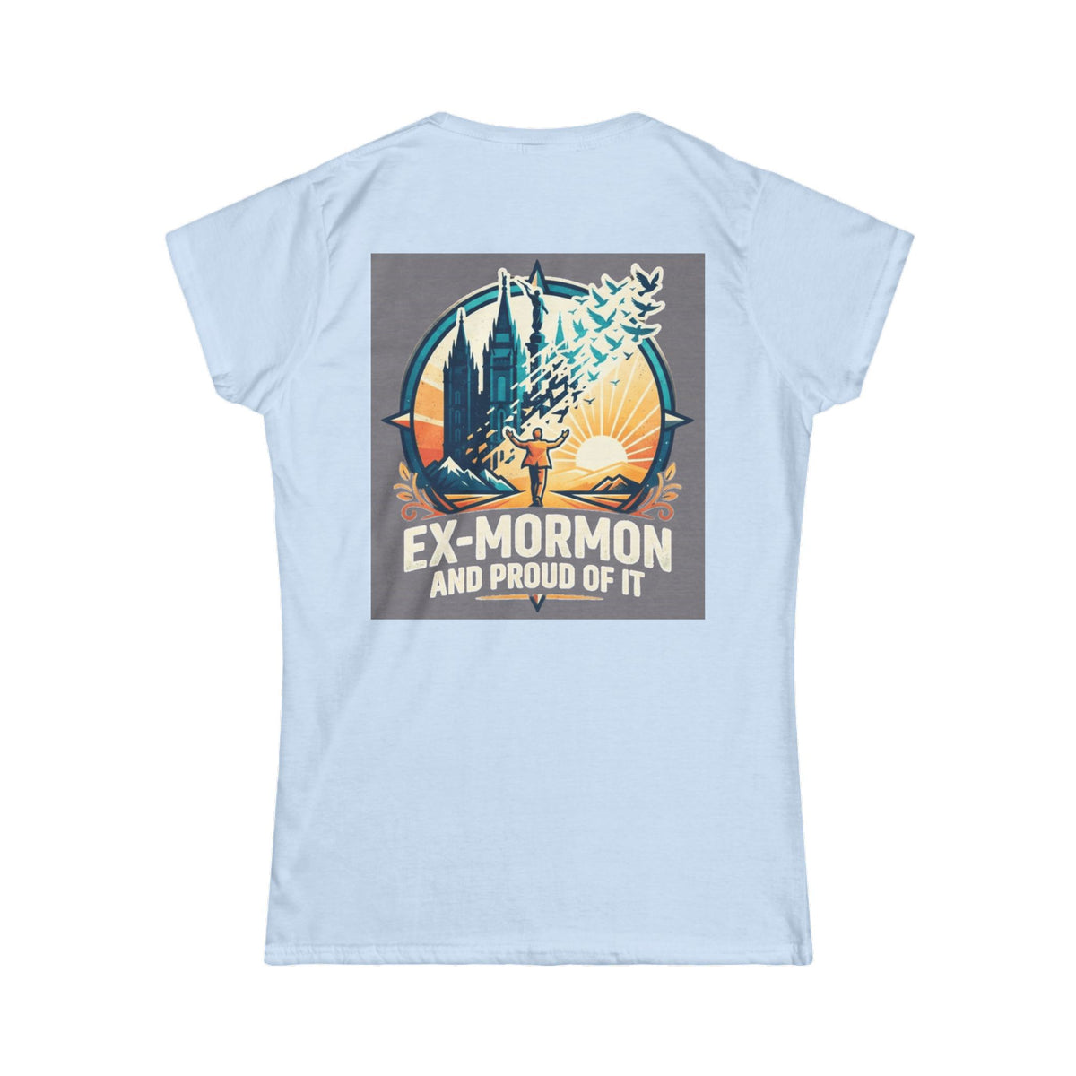 Color: Light Blue | Ex Mormon Women's Tee