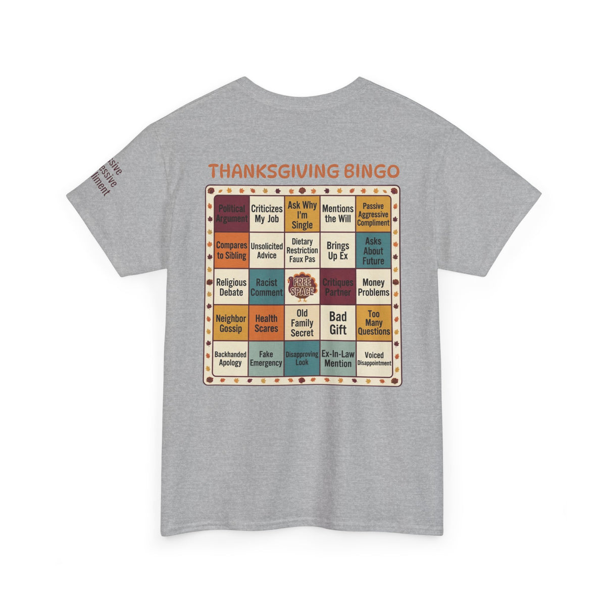 Thankgiving Bingo Premium Graphic Tee