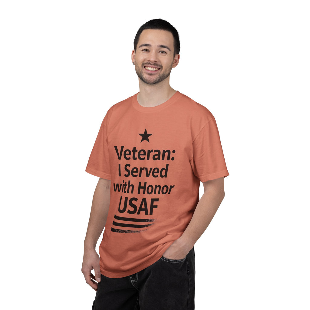 "Served With Honor" Unisex Garment-Dyed T-shirt