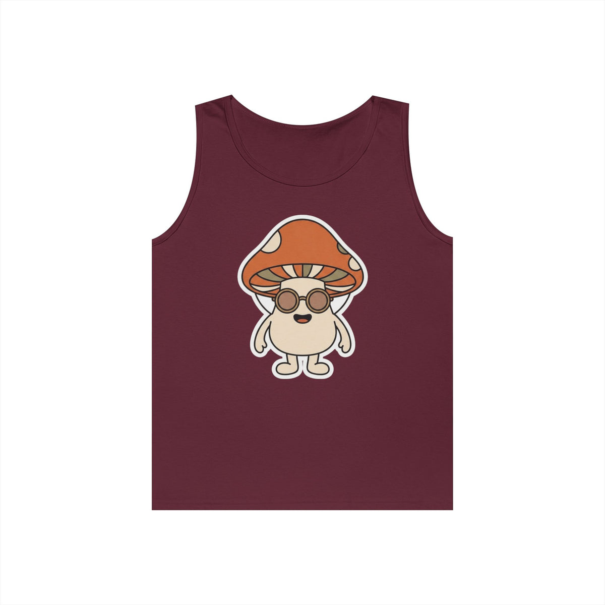 Color: Maroon | Shroom Man Tank Top