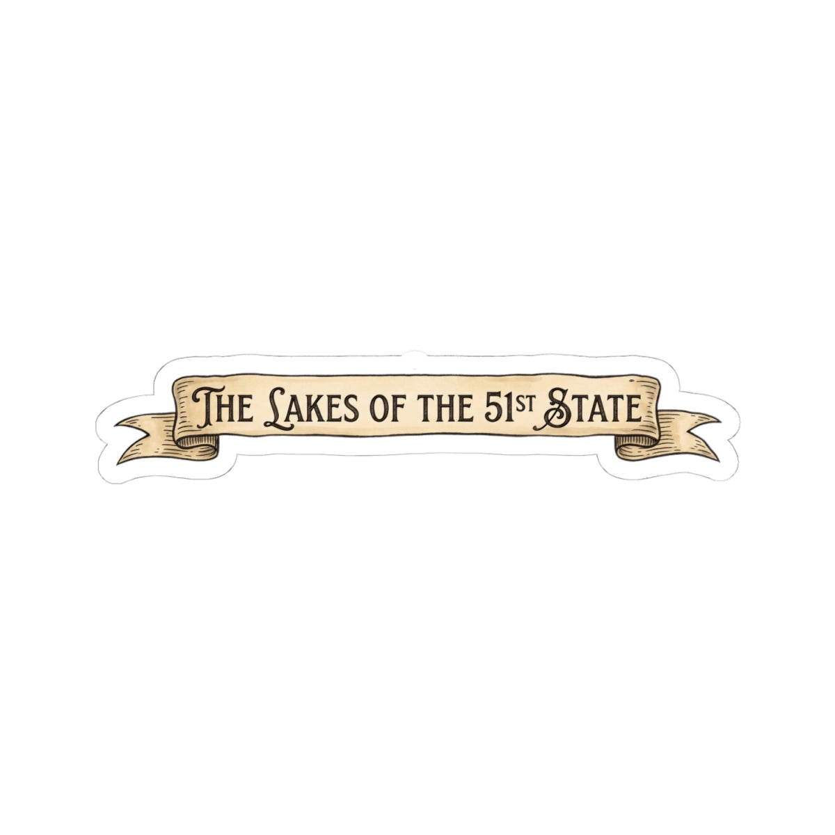 "51st State Great Lakes" Sticker